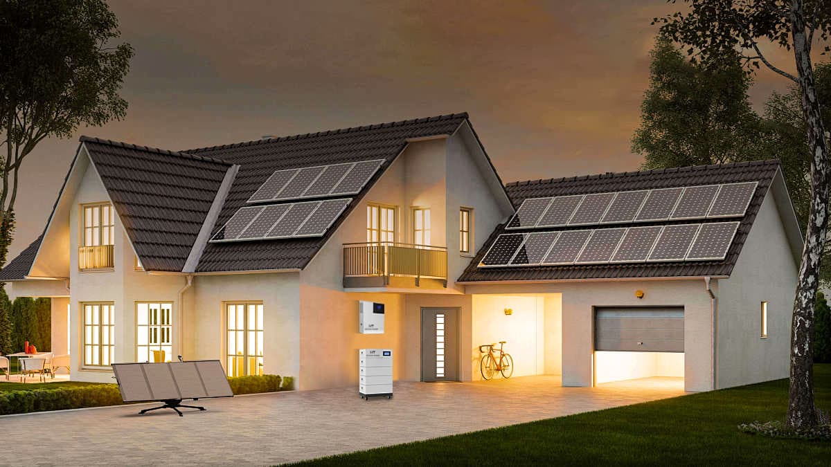Batteriespeicher für ein Photovoltaiksystem im Wohngebäude